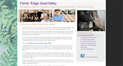 Desktop Screenshot of fernsedgegoatdairy.com